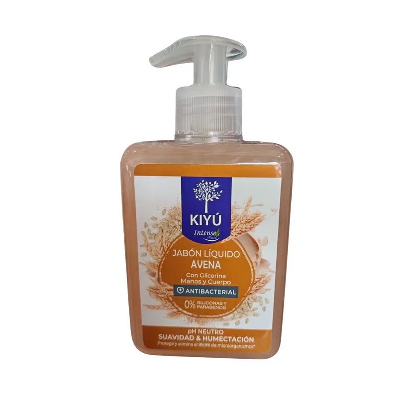 JABON LIQUIDO AVENA KIYU FRASCO 350ML