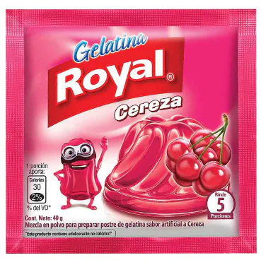 GELATINA ROYAL CEREZA 40G