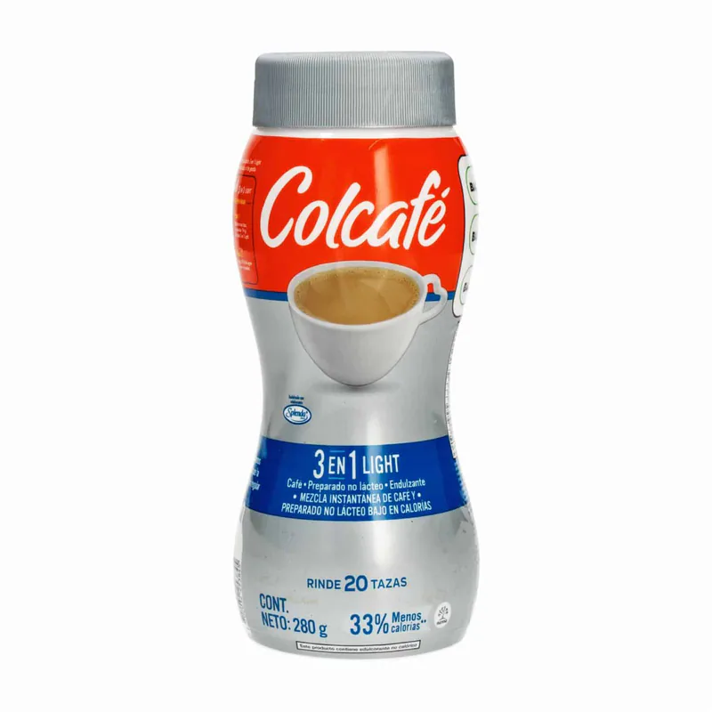 COLCAFE TODO EN 1 LIGH FRASCO 280GX12