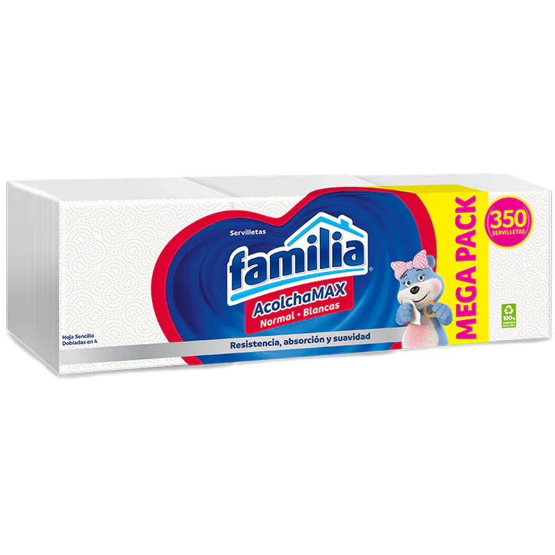 SERVILLETA ACOLMAX NORMAL X350 FAMILIA