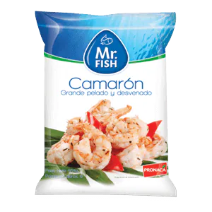 CAMARON GRANDE PELADO Y DESVENADO MR FISH 454 GR