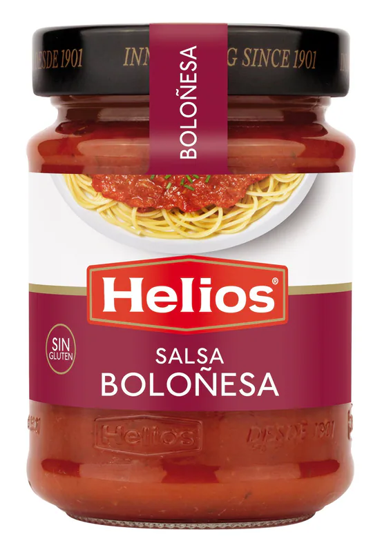 SALSA BOLOÑESA HELIOS FRASCO 300 GR