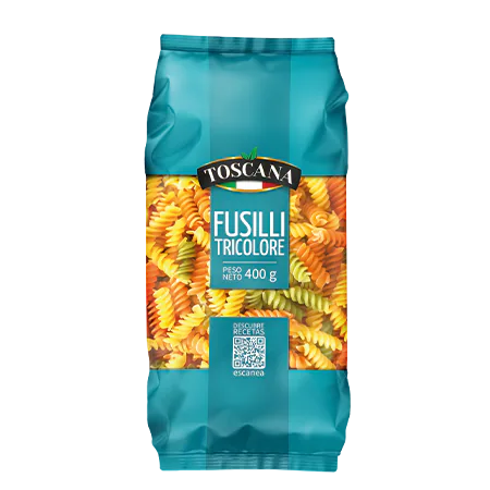 FIDEO TOSCANA TRICOLOR 400G X24