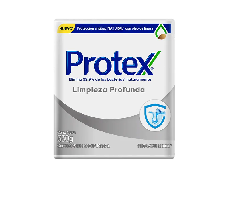 JABON PROTEX LIMPIEZA PROF ORIGINAL 24X3X110G