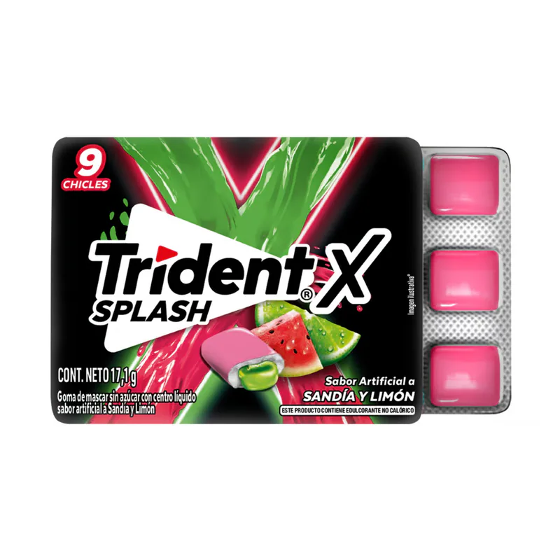 TRIDENT SPLASH SANDIA Y LIMON 18X10X17.1
