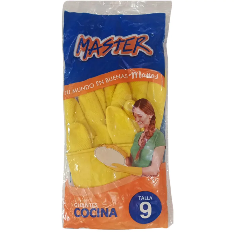 GUANTE MASTER AMARILLO 9