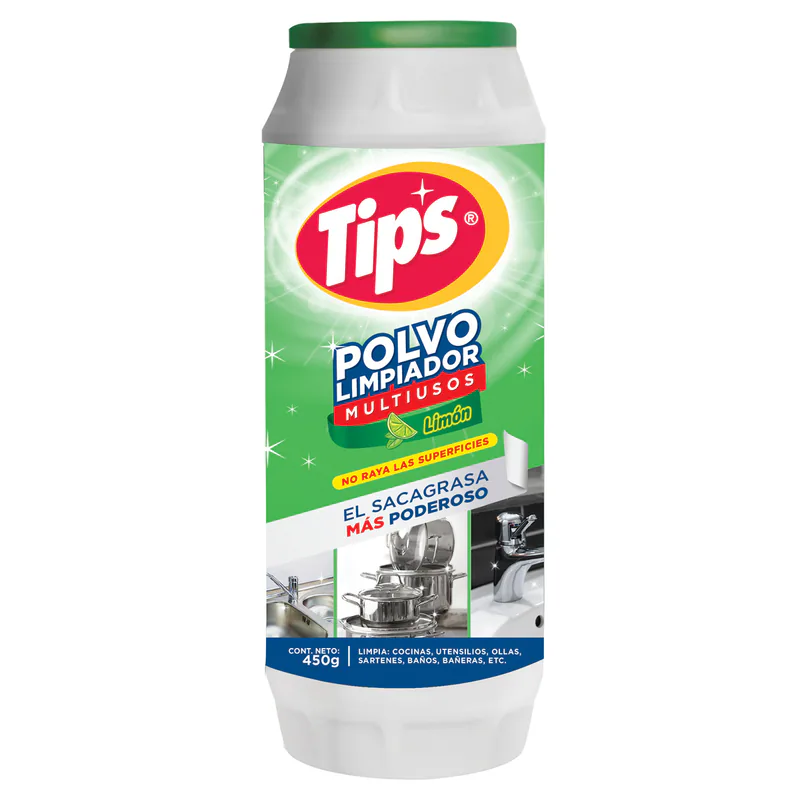 AMBIENTAL TIPS POLVO LIMON 450G 24C