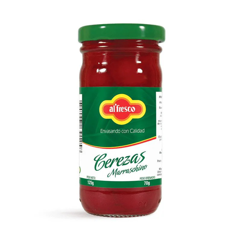 CEREZAS MARRASCHINO 125GR ALFRESCO
