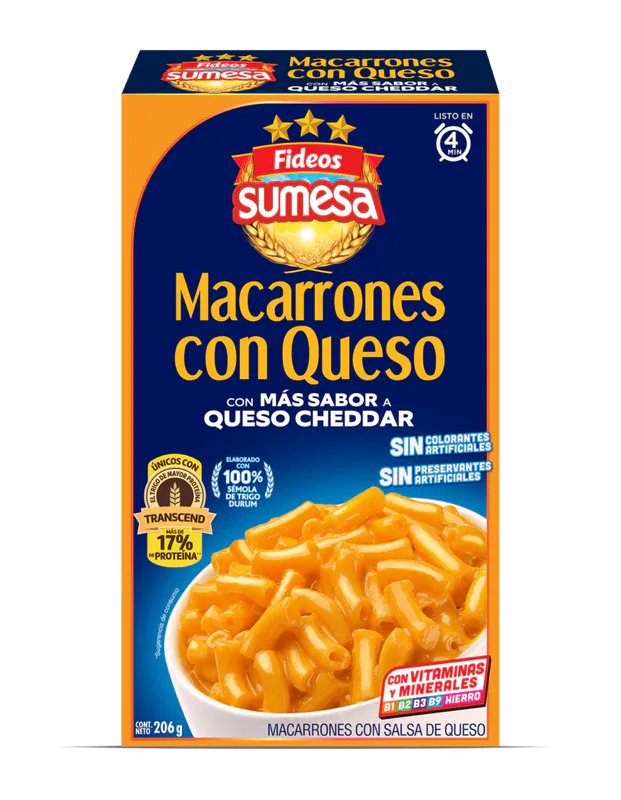 FIDEO SUMESA MACARRONI CHEESE
