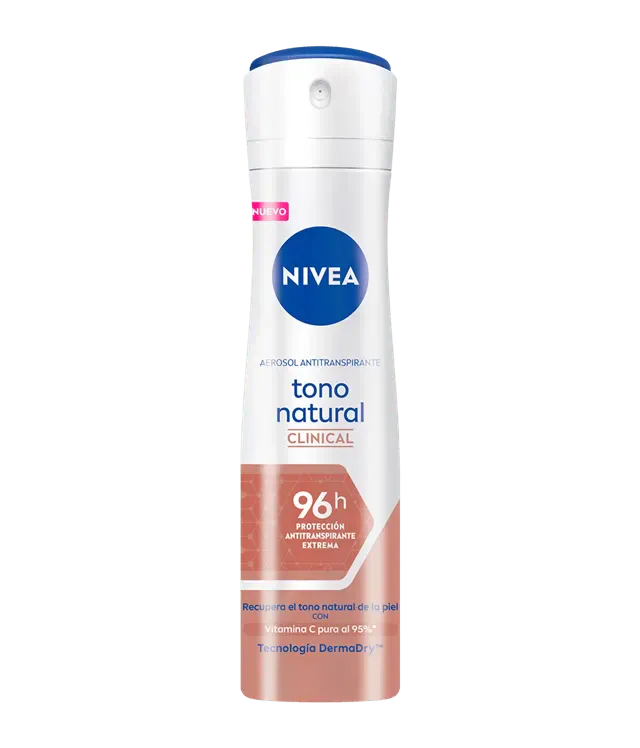 NIVEA DEO SPRAY TONO NATURAL CLINICAL 150 G. COD:1502