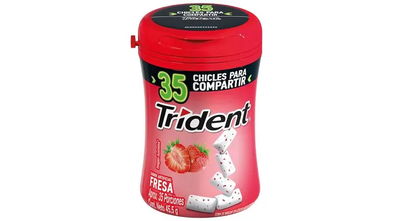 TRIDENT BOTELLA FRESA 6X6X45.5G