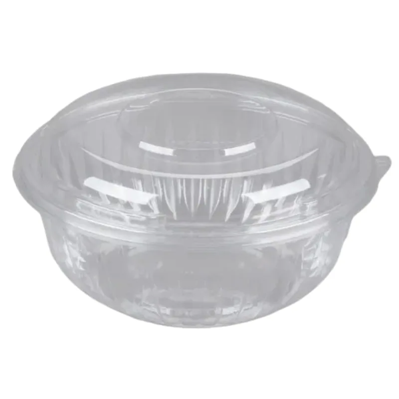 ESTUCHE BOWL PLASTICA TRANSPARENTE C/TAPA