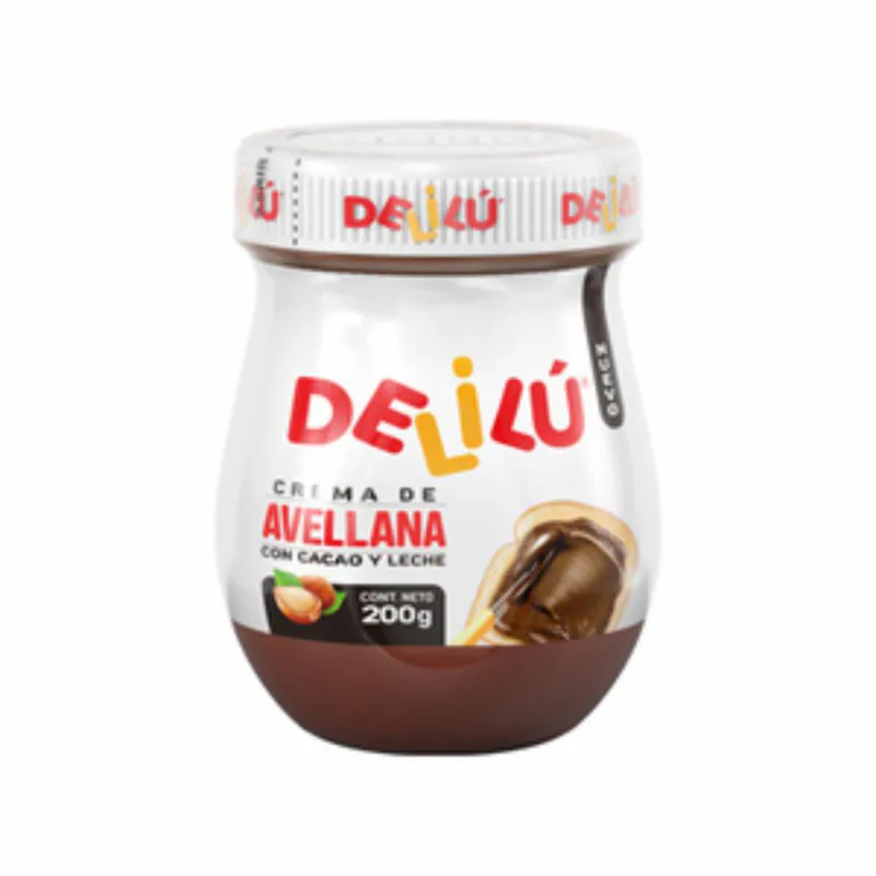 DELILU CREMA DE AVELLANA 200G