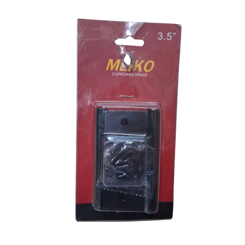 BISAGRA NEGROMATTE MEIKO 3.5X3.5X2MM3PZ