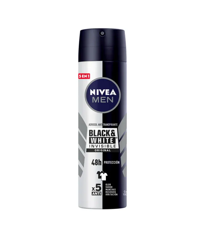 DESOD.NIVEA SPRAY INVISIBLE ORIGINAL FOR MEN 150ML 6711