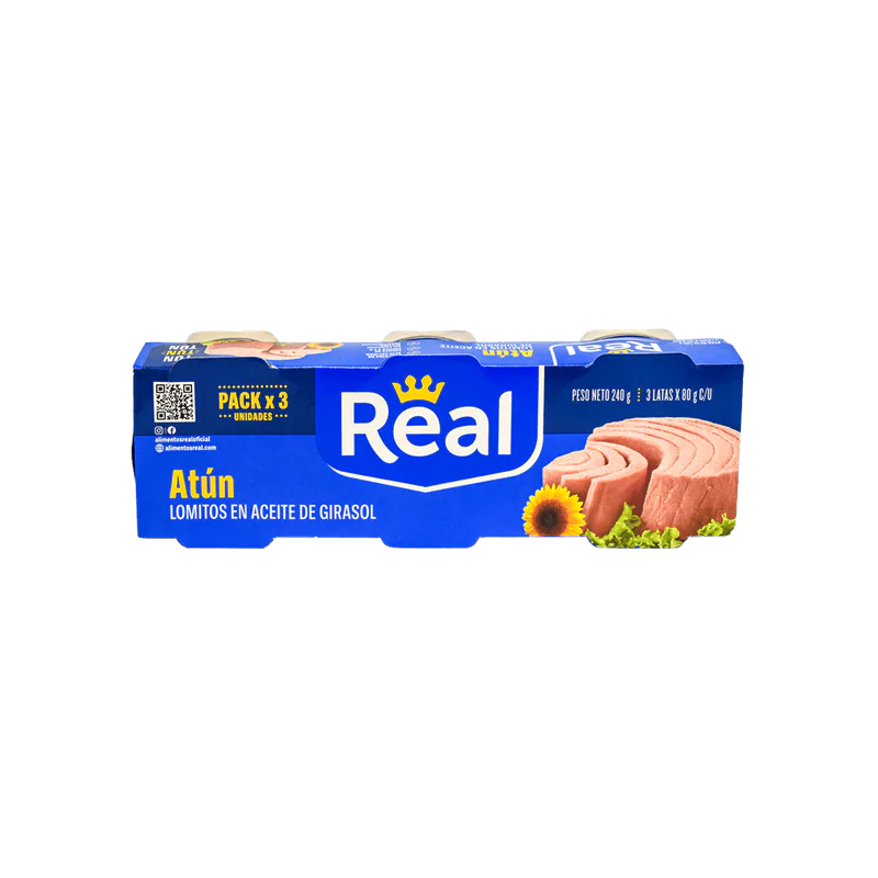 ATUN REAL LOMITOS EN ACEITE TRIPACK (20)
