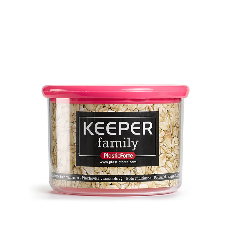 RECIPIENTE PLASTICFORTE TAPA FUCSIA 500ML 11889