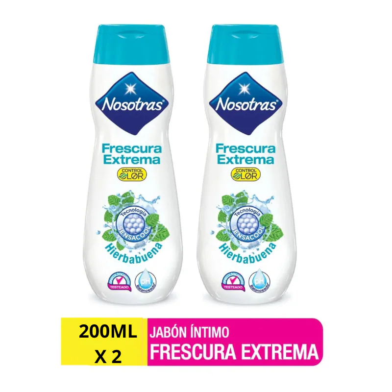 JABON INTIMO FRESCURA EXTREMA NOSOTRAS 200ML