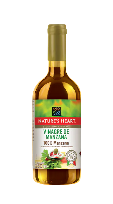 VINAGRE DE MANZANA NH VIDRIO 250 ML