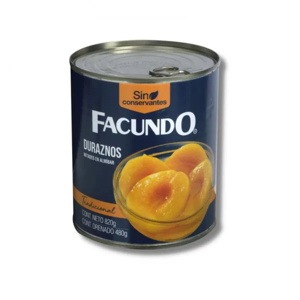 DURAZNOS FACUNDO 820GR