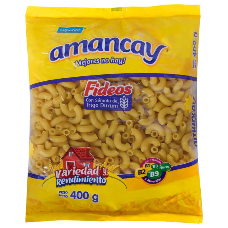 FIDEO CODITO KIFERI 400GR AMANCAY (25)