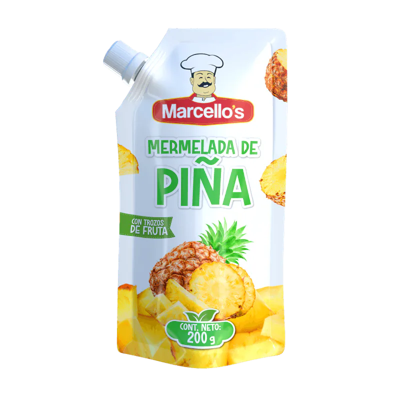 MERMELADA DE PIÑA MARCELLOS DOYPACK 200G
