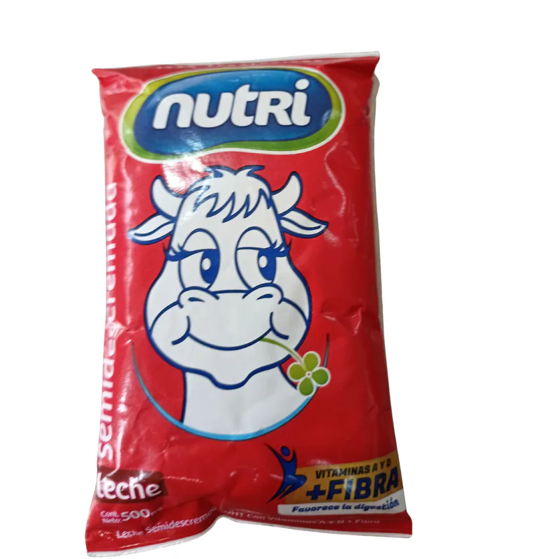 LECHE NUTRI SEMID. 1/2 LT FUNDA X 24