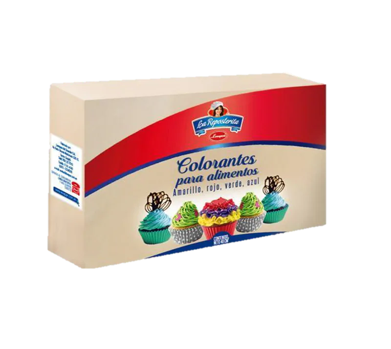COLORANTES PARA ALIMENTOS LA REPOSTERITA CAJITA 40CM