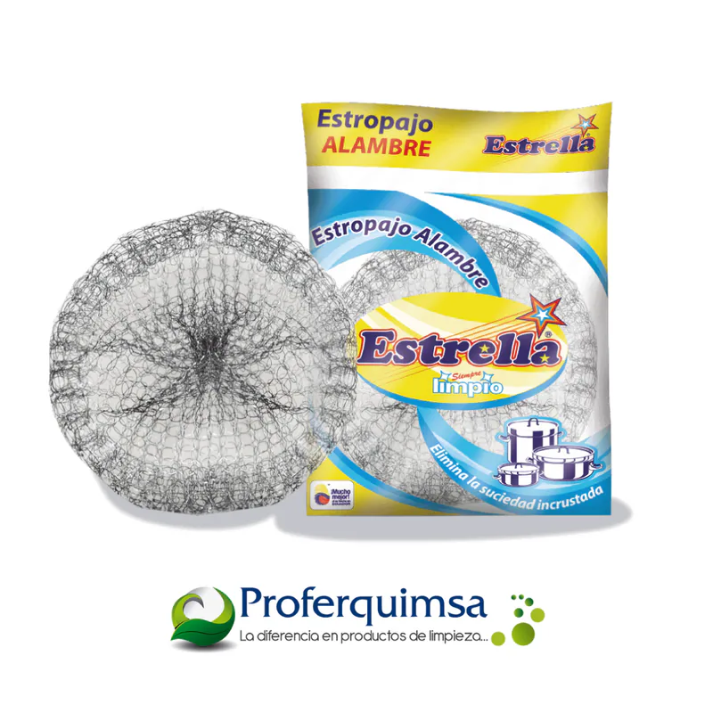 ESTROPAJO DE ALAMBRE ESTRELLA