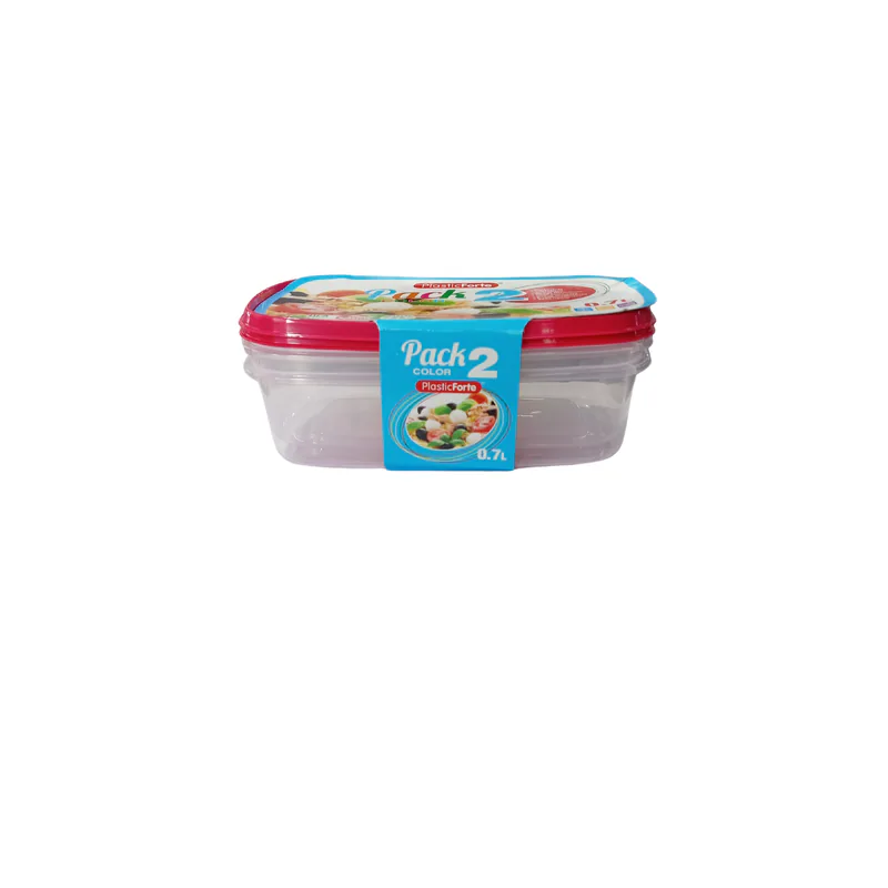 TARRINAS PACK 2 COLOR PLASTICFORTE 11945