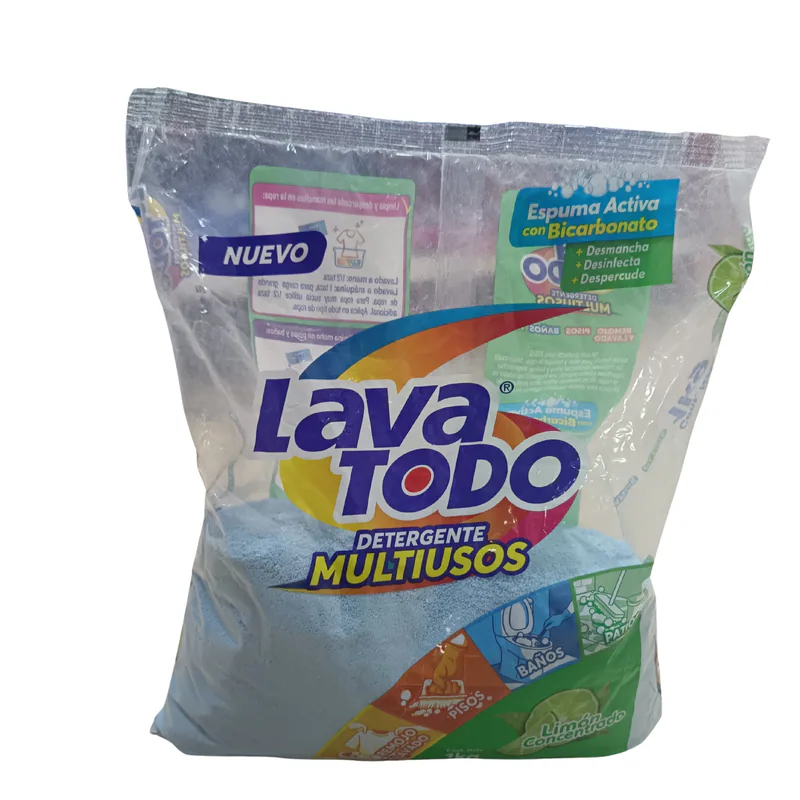 DETERGENTE LAVATODO POLVO LIMON 1K