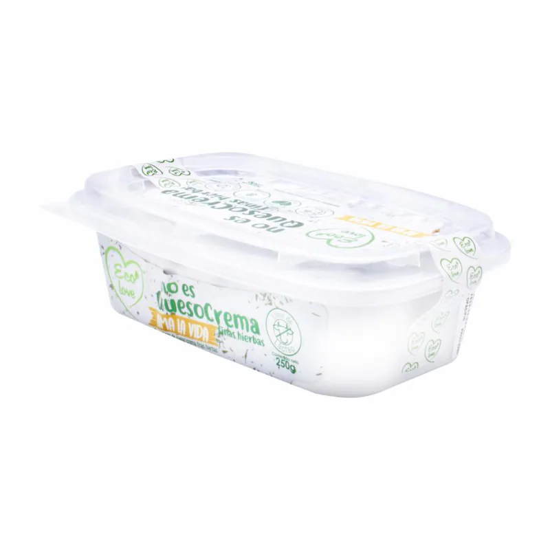 QUESO CREMA CON FINAS HIERBAS 250G ECOLOVE