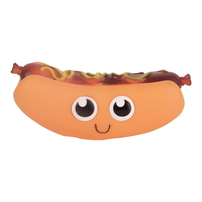 JUGUETE P/MASCOTA HOT DOG PET KING 14.5X5CM 65GR