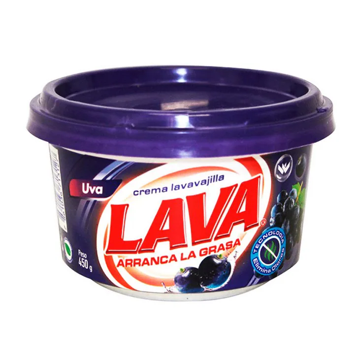 CREMA LAVAVAJILLA LAVA UVA 450GR X18