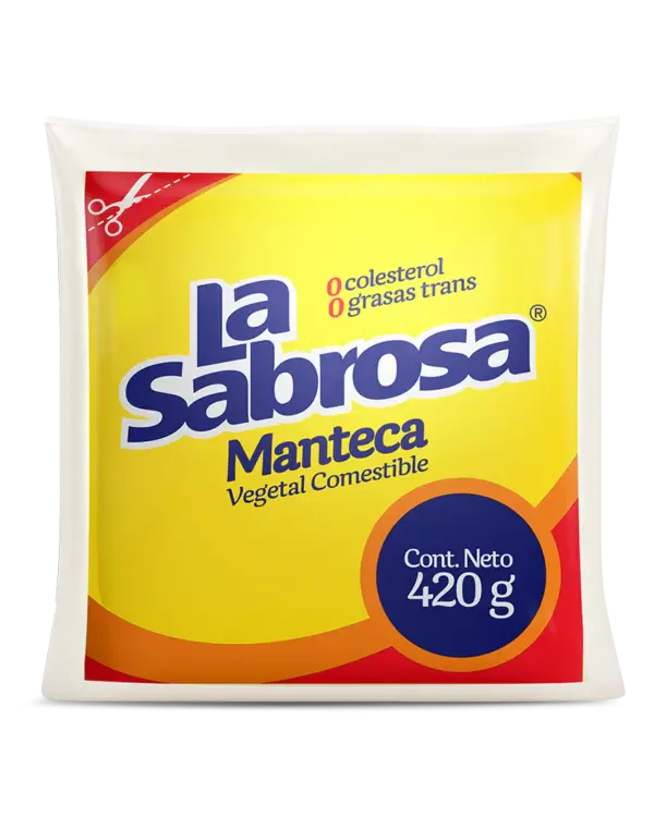 LA SABROSA MANTECA VEGETAL COMESTIBLE 420G