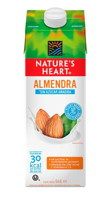BEBIDA DE ALMENDRA SIN AZUCAR NATURES 946ML