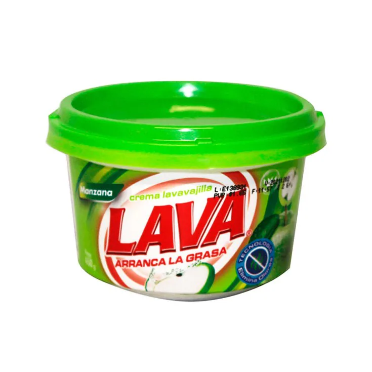 CREMA LAVAVAJILLA LAVA MANZANA VERDE 450GR