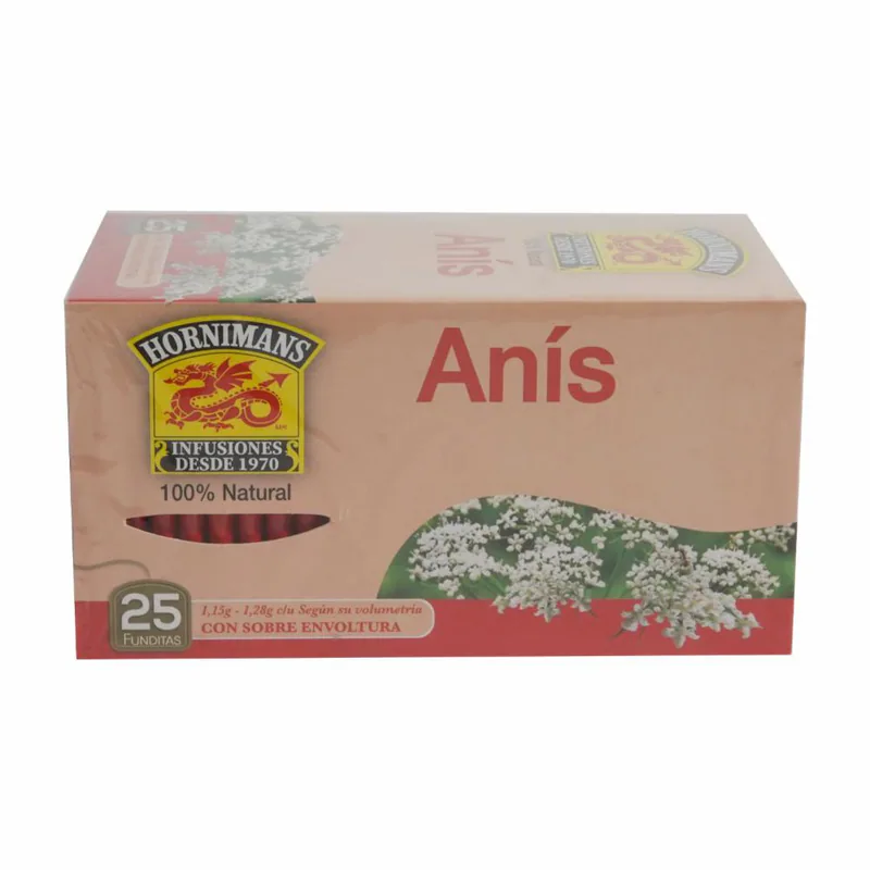 TE ANIS HORNIMANS 25 SOBRES