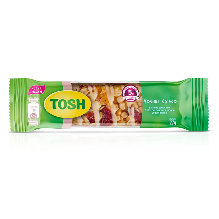BARRA TOSH YOGUR FRUROJOS 27G (6)