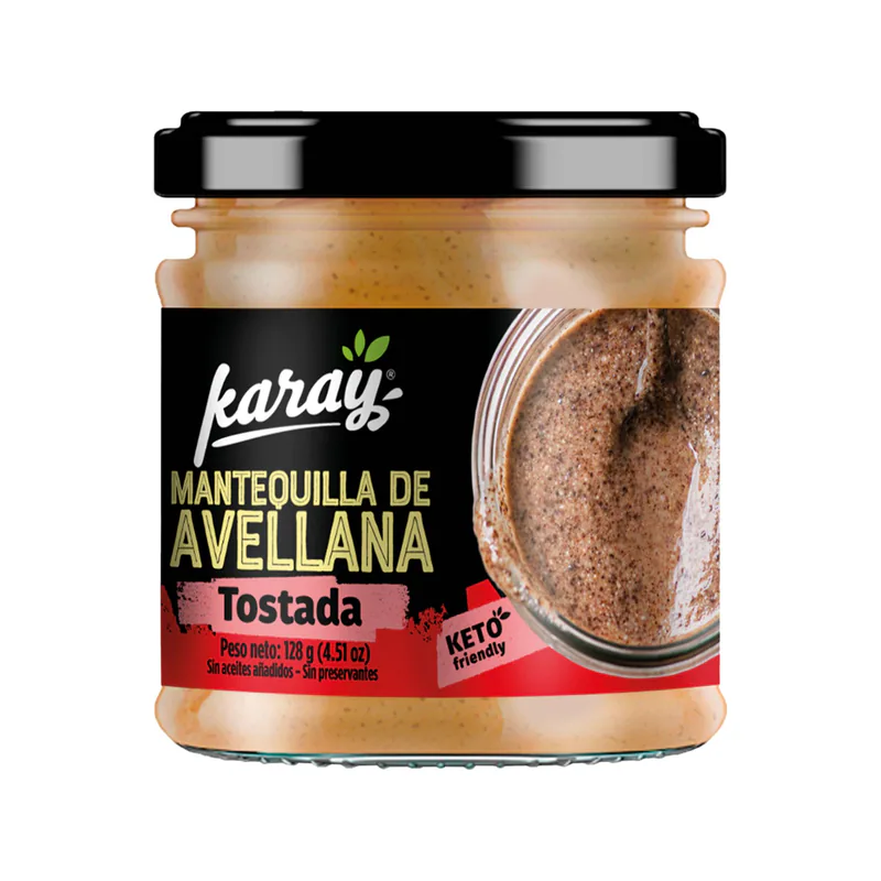 KARAY MANTEQUILLA DE AVELLANA TOSTADA 128G