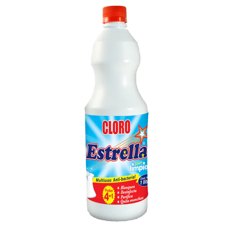 CLORO ESTRELLA 1 LITRO X 12