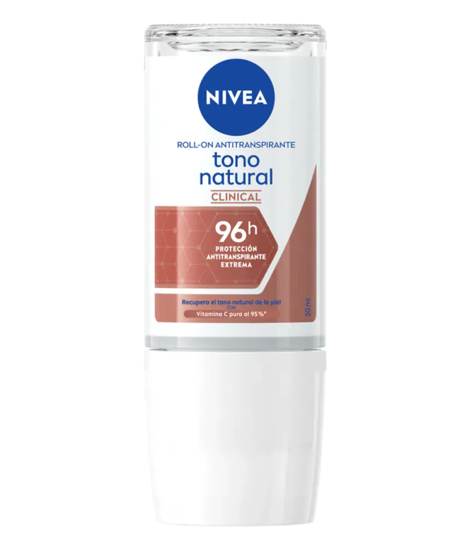 NIVEA DEO ROLLON TONO NATURAL CLINICAL 50 ML COD:1519