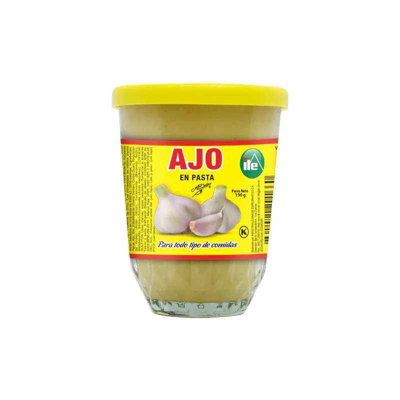 AJO PASTA ILE VASO VIDRIO 8 (130G)