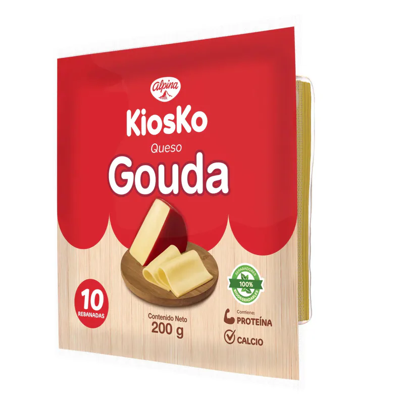 QUESO GOUDA KIOSKO LONJAS 200G
