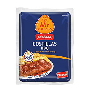 COSTILLAS ADOBADA BBQ MR CHANCHO 450-850G