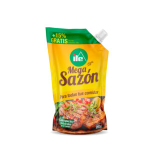 Mega Sazón ILE, DoyPack 200g (+15% Gratis)