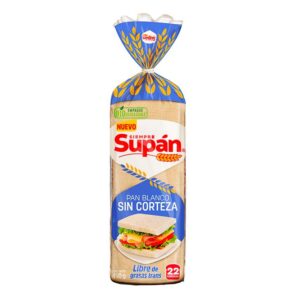 Pan Blanco sin Corteza SUPÁN, 450g
