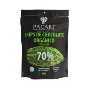 Chips de Chocolate Orgánico PACARI, 200g