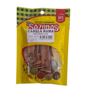 Canela en Rama SAZONAS, Funda 13Gr