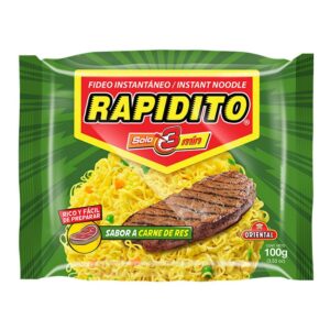 Fideos Instantáneos Sabor a Pollo RAPIDITO, 100g